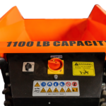 Detail K2 Big Dump Electric Power Dump Cart, 1,100 lb Capacity - Image 5