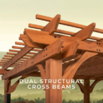 Backyard Discovery Beaumont Cedar Pergola, 20 ft x 12 ft, with PowerPort - Image 3